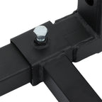 Tractor Bucket Forks 43" Clamp on Pallet Forks w/ Adjustable Stabilizer Bar