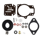 New Carb Rebuild Repair Kit w Float for Johnson Evinrude 20 25 28 30 40 45HP