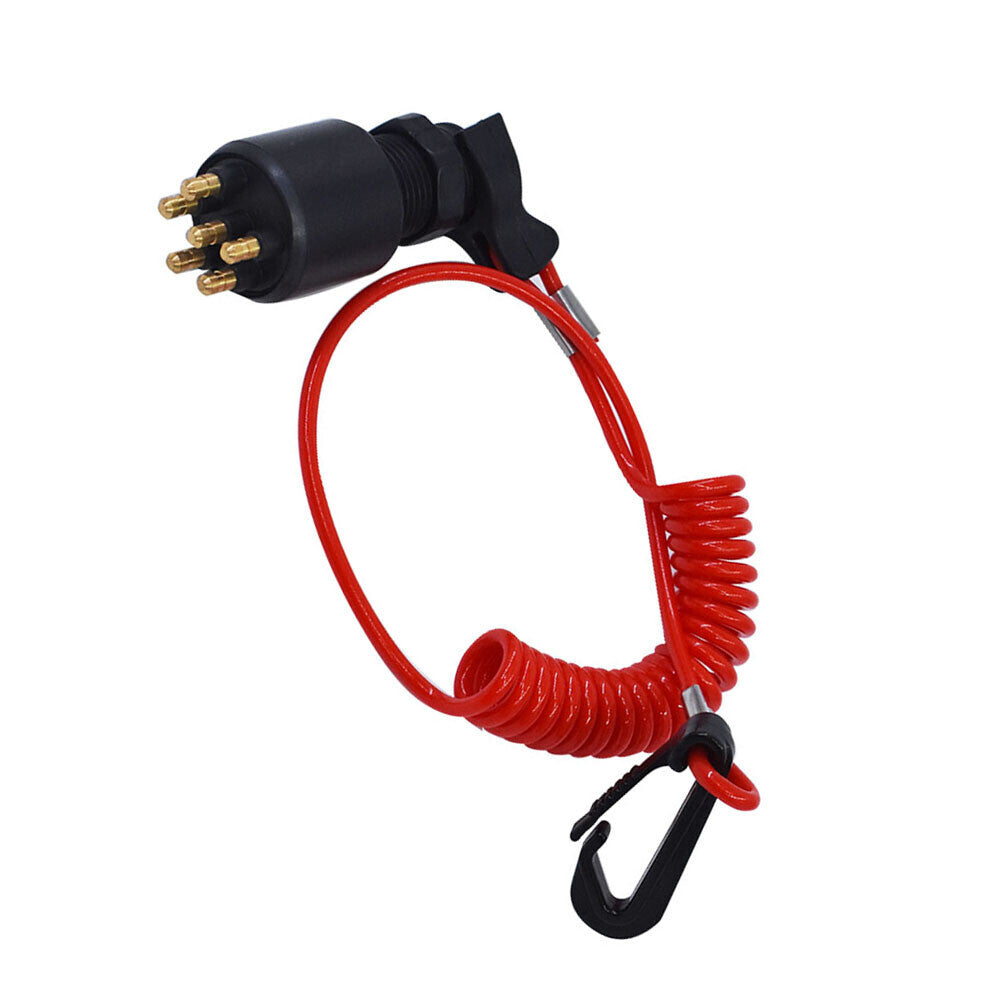 Ignition Switch&Lanyard 5005801 For OMC BRP Johnson Outboard Motor 175974