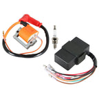 Cart Ignition Coil CDI Box Spark Plug For 79-86 Yamaha G1 Gas 2 Cycle Golf Car