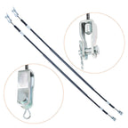 2× Golf Cart Rear Brake Cable 42" For Club Car DS 1981-1999 Driver Passenger