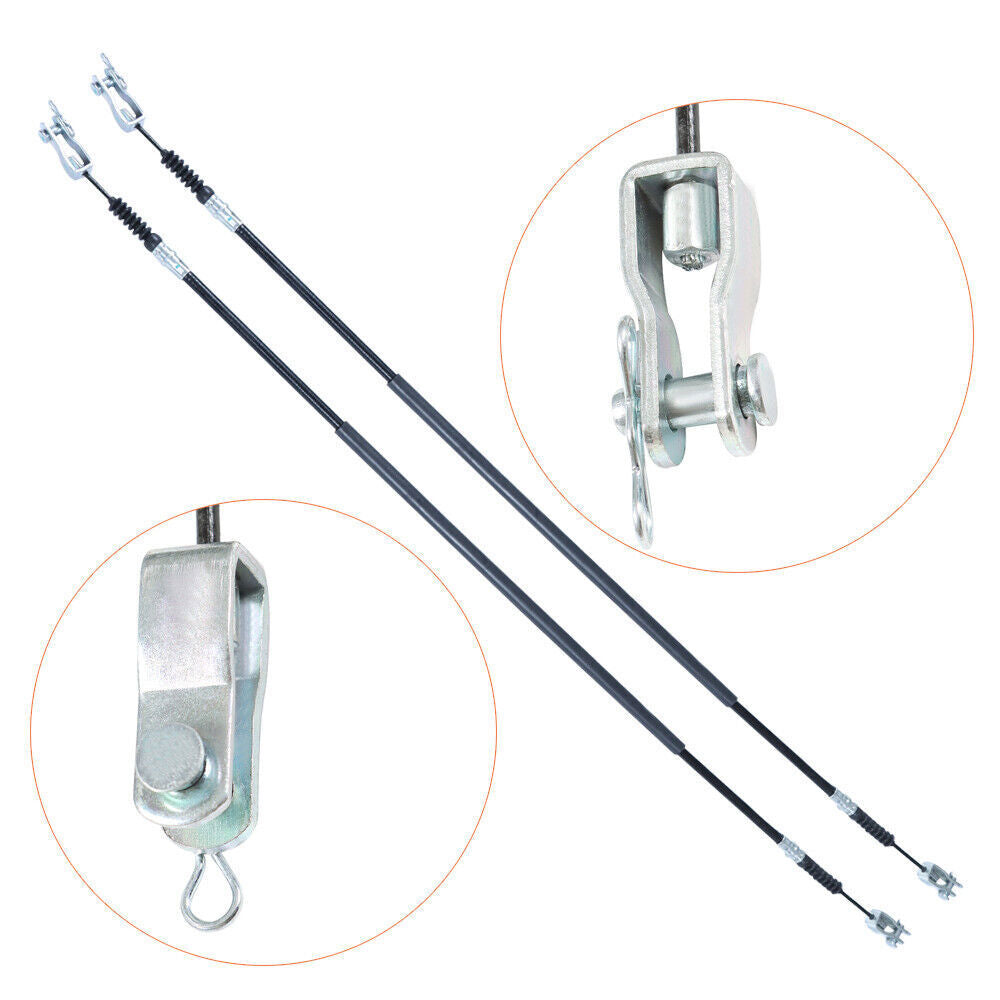 2× Golf Cart Rear Brake Cable 42" For Club Car DS 1981-1999 Driver Passenger