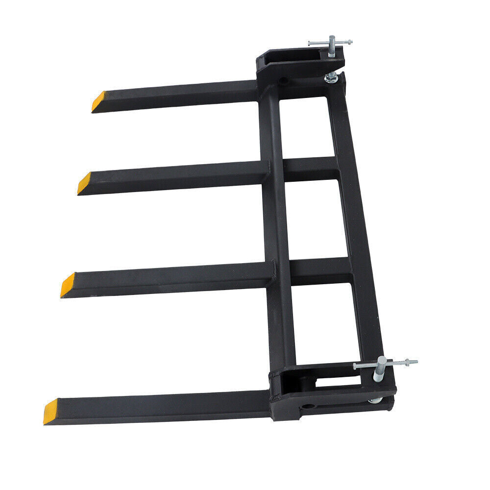 Clamp on Heavy Debris Fork for Tractor Skid Steer Buckets Universal 2500lbs 42"