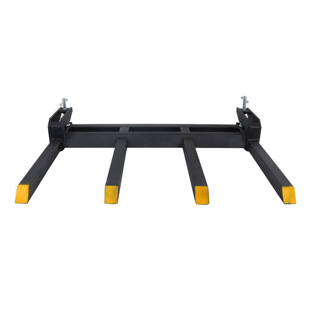 Clamp on Heavy Debris Fork for Tractor Skid Steer Buckets Universal 2500lbs 42"