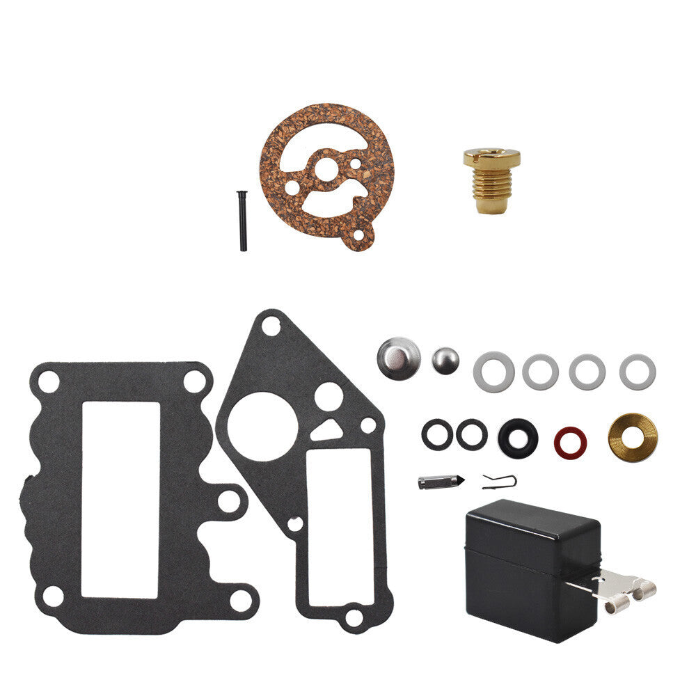 For Johnson Evinrude Outboard 9.5 BRP/OMC Carburetor Carb Kit 382048 (1964-1973)