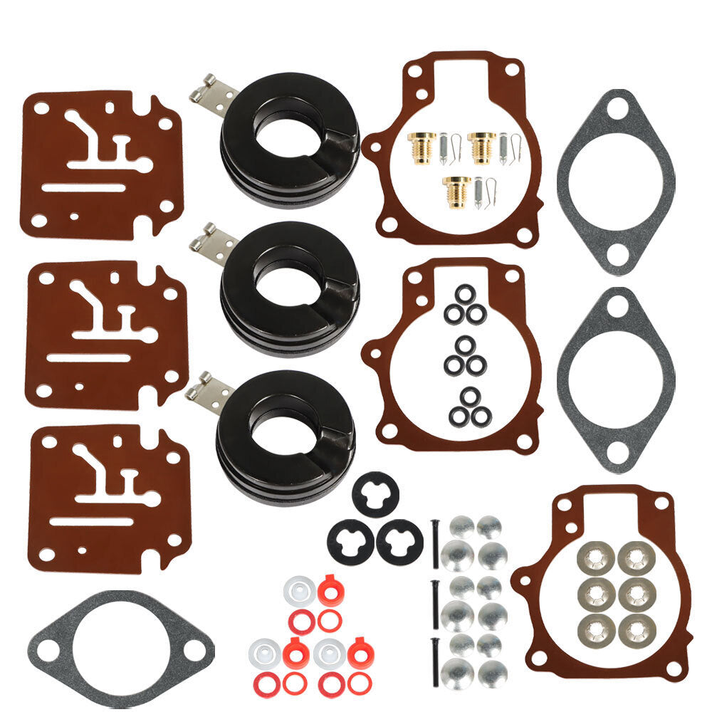 3× Carb Repair Kit for Johnson/Evinrude Carburetor 396701 30 40 45 48 50 55 60HP