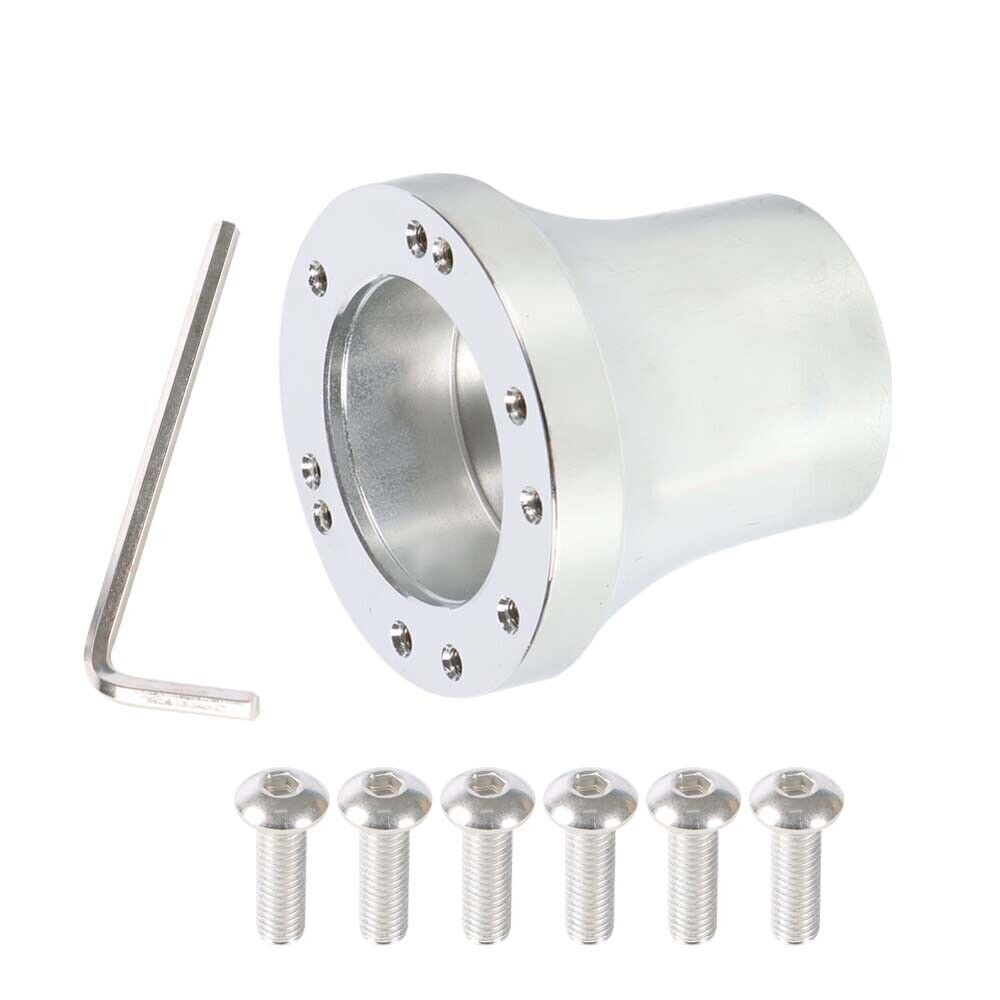 Set For Club Car DS Chrome Golf Cart  Steering Wheel Hub Adapter 1985-UP