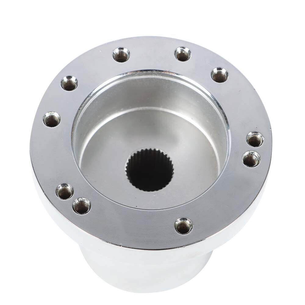 Set For Club Car DS Chrome Golf Cart  Steering Wheel Hub Adapter 1985-UP
