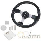 For Yamaha EZGO Club Car Carbon Fiber Steering Wheel+Score Card Holde Golf Cart