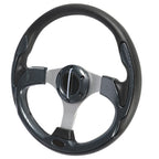 For Yamaha EZGO Club Car Carbon Fiber Steering Wheel+Score Card Holde Golf Cart