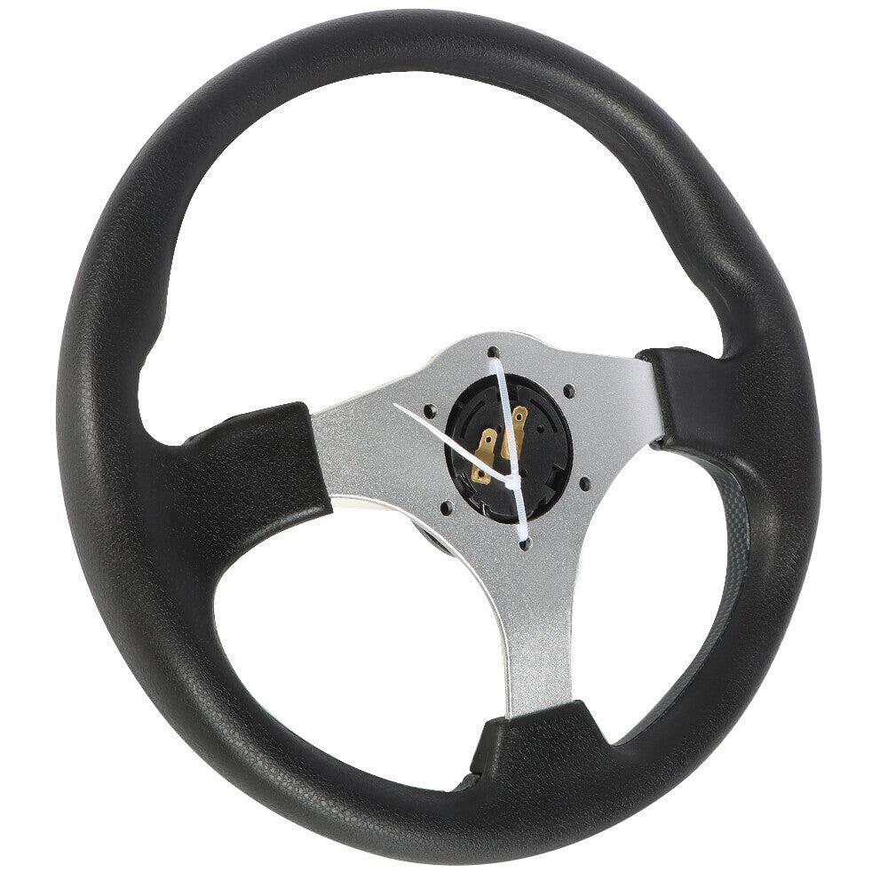For Yamaha EZGO Club Car Carbon Fiber Steering Wheel+Score Card Holde Golf Cart