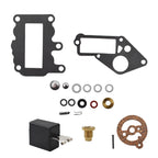 For Johnson Evinrude OE Outboard Carb Rebuild Kit 382048 w Float BRP/OMC 1964-73