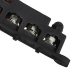 4 Post Busbar Bus Bar Power Distribution 12V 250A 3/8" Red and Black Pair