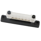 2Pcs Red & Black 48V Busbar Bus Bar Power Distribution 150A 6 Way Terminal Block