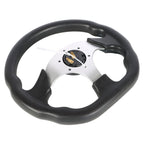 For Ezgo And Yamaha Golf Cart Carbon Fiber Steering Wheel+Score Card Holder
