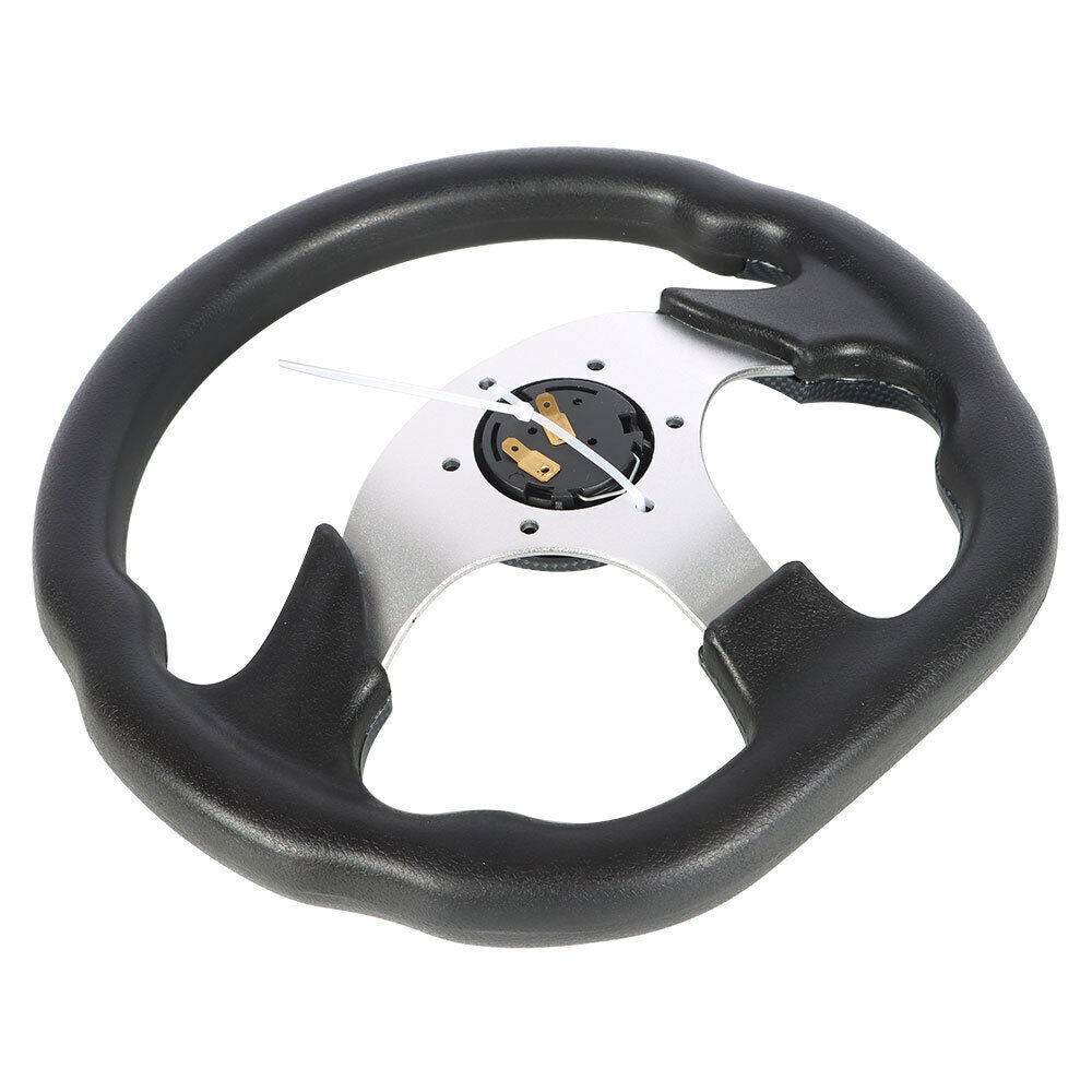 For Ezgo And Yamaha Golf Cart Carbon Fiber Steering Wheel+Score Card Holder