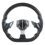 For Ezgo And Yamaha Golf Cart Carbon Fiber Steering Wheel+Score Card Holder