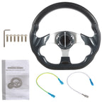 For Ezgo And Yamaha Golf Cart Carbon Fiber Steering Wheel+Score Card Holder