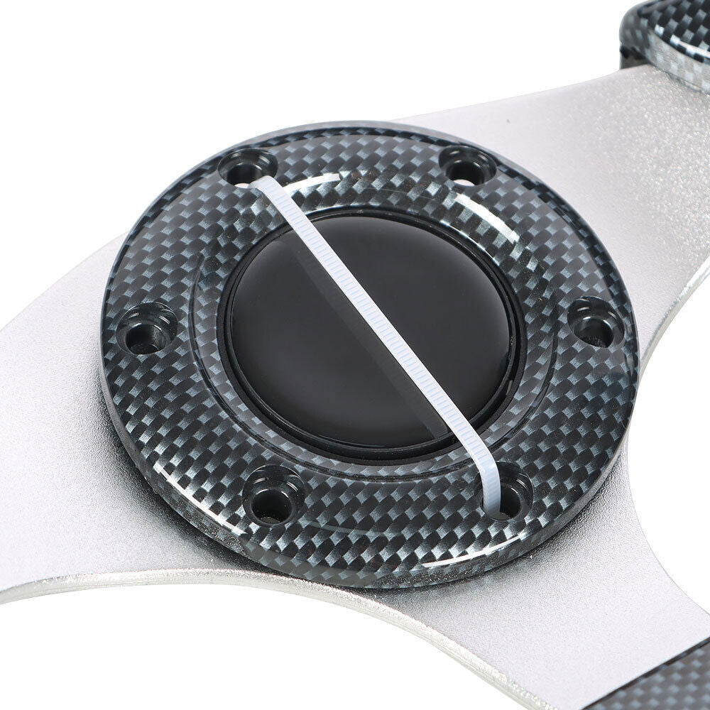 For Ezgo And Yamaha Golf Cart Carbon Fiber Steering Wheel+Score Card Holder