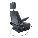 Forklift Tractor Seat Suspension Adjustable Backrest Armrest Safety Belt