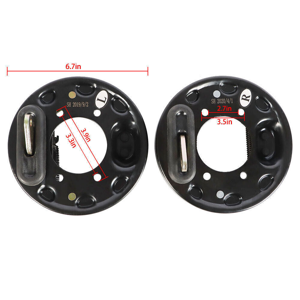 Brake Assembly W/ Brake Shoes Fit For EZ-GO Golf Cart 612211, 612189 1996-up