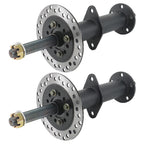 40" Differential Rear Axle Kit For Go Kart Atv 4 Stud Hub For 7" 8" Wheels