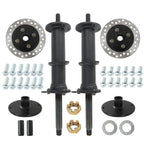 40" Differential Rear Axle Kit For Go Kart Atv 4 Stud Hub For 7" 8" Wheels