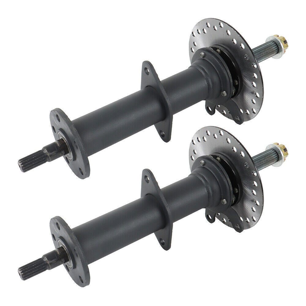 40" Differential Rear Axle Kit For Go Kart Atv 4 Stud Hub For 7" 8" Wheels