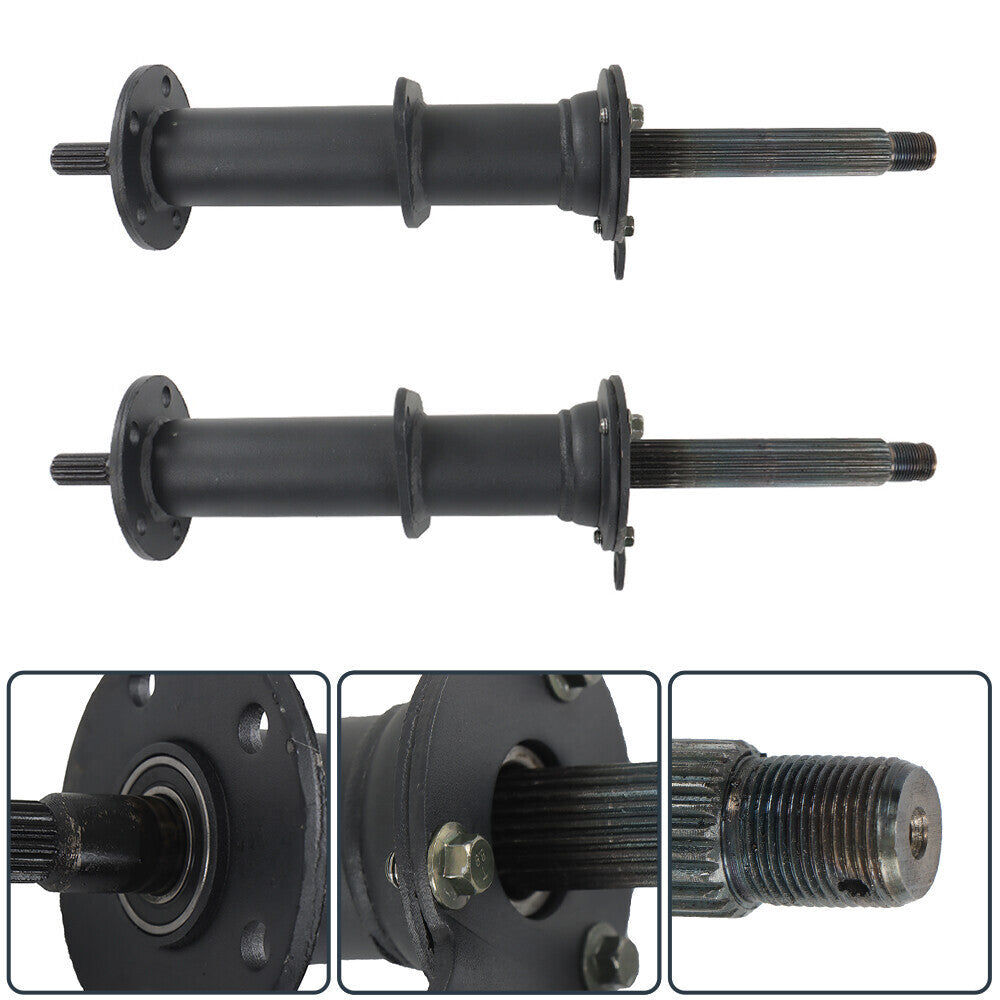 40" Differential Rear Axle Kit For Go Kart Atv 4 Stud Hub For 7" 8" Wheels