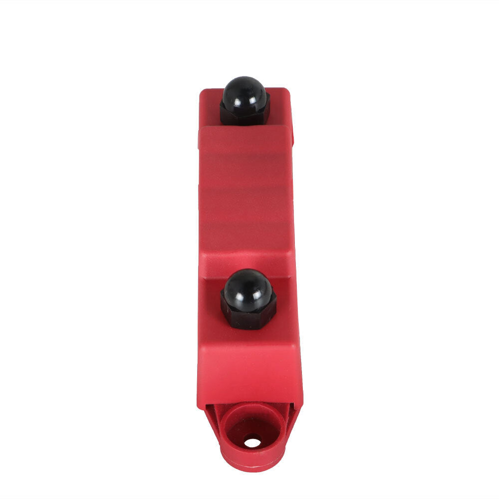 4 Way Terminal Junction Block Busbar 3/8" 250 amp 12v with Cover - Red US