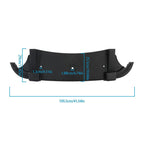 Fits For E-Z-Go RXV Golf Carts Rear Bumper Black Plastic | 603819 2008- Present