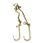 New V-Chain Bridle w/ 15" Large J Hooks, T- Hook&J-Hook w/Grab Hooks 2' Legs G70