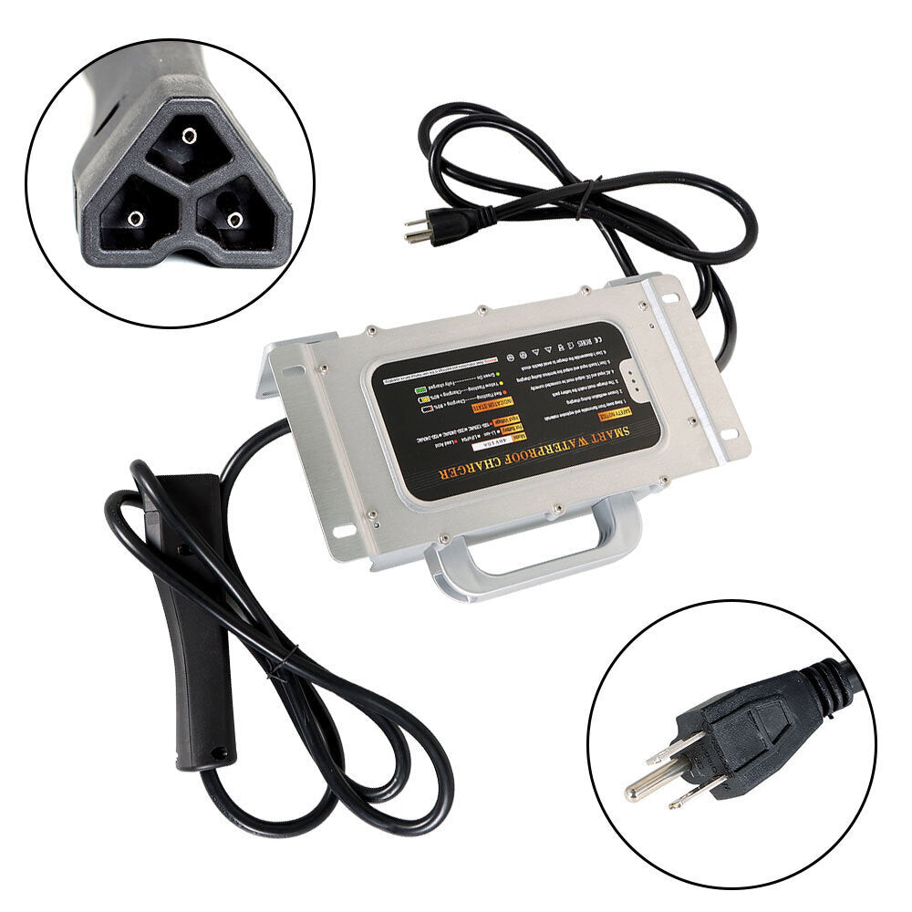 For EZGO RXV & TXT Max48 Battery Charger 48 Volt 15 AMP Golf Carts