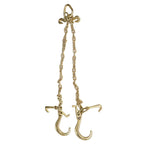 5/16''x3' G70 V-Chain Bridle w/ 8" Medium J Hooks,T- Hook&J-Hook w/Grab Hooks US