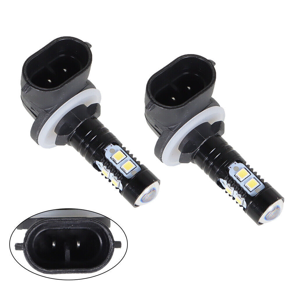 For EZ-Go Freedom TXT Shuttle RXV Headlights Golf Cart 100W LED Light Bulbs