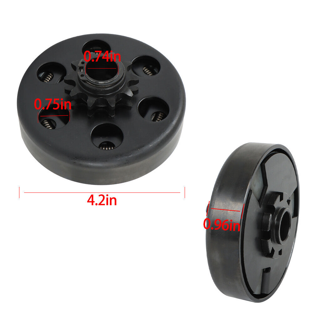 Go Kart Centrifugal Clutch 3/4" Bore 10 Tooth 10T for 40 41 420 Chain 6.5HP 3/16