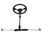 Steering Wheel Steel Kit Gear Rack Pinion Adjustable Shaft for 110cc Go-Kart New
