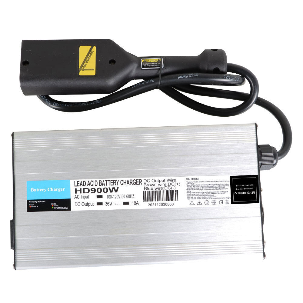 For Golf E-Z-Go TXT Cart 18 Amps Charger w/ Powerwise 36 Volt Battery Charger