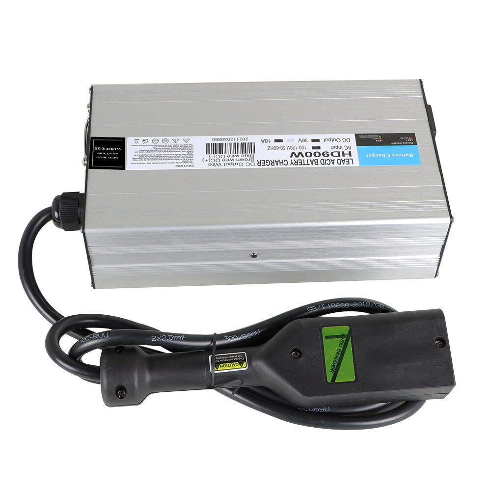For Golf E-Z-Go TXT Cart 18 Amps Charger w/ Powerwise 36 Volt Battery Charger