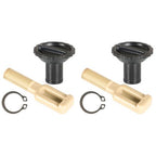 2× For Johnson Evinrude OMC Idle Adjustment Knob Screw & Retainer Clip 1974-1985