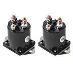 (2) 12V Solenoid Switch 1013609 For Club Car DS, Precedent Gas Golf Cart 1984-Up