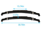Set of 2 Heavy Duty Rear 4 Leaf Springs for EZGO TXT 1995-2013 Golf Cart