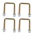 Set of 2 Heavy Duty Rear 4 Leaf Springs for EZGO TXT 1995-2013 Golf Cart