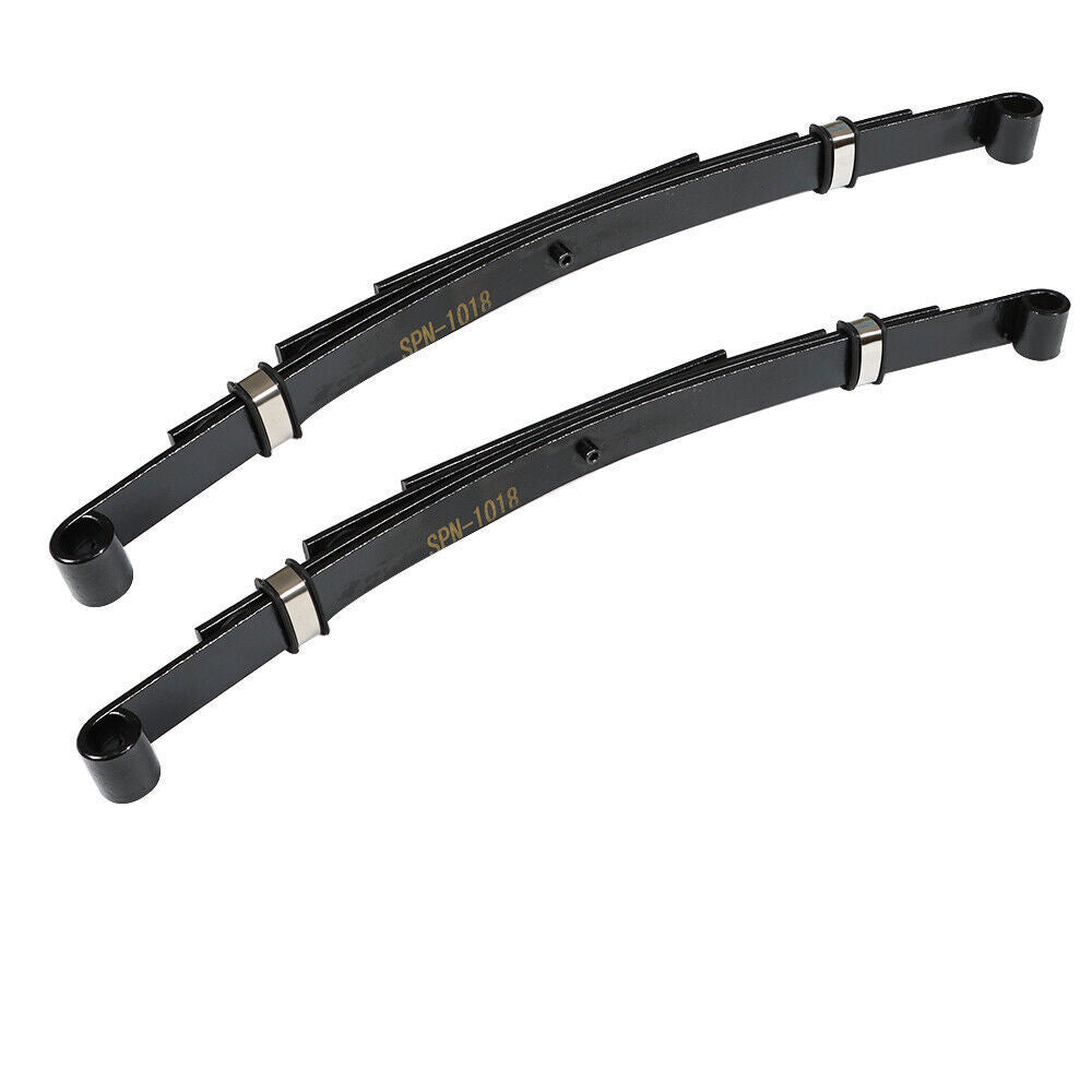 Set of 2 Heavy Duty Rear 4 Leaf Springs for EZGO TXT 1995-2013 Golf Cart