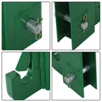 Tractors 3 Point Quick Hitch For Cat 1 & 2 W/ 2" Receiver Hitch 3000 LB Steel