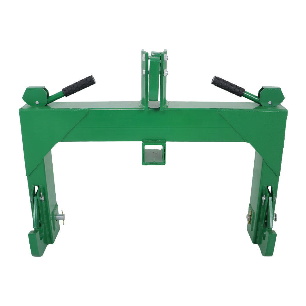 Tractors 3 Point Quick Hitch For Cat 1 & 2 W/ 2" Receiver Hitch 3000 LB Steel