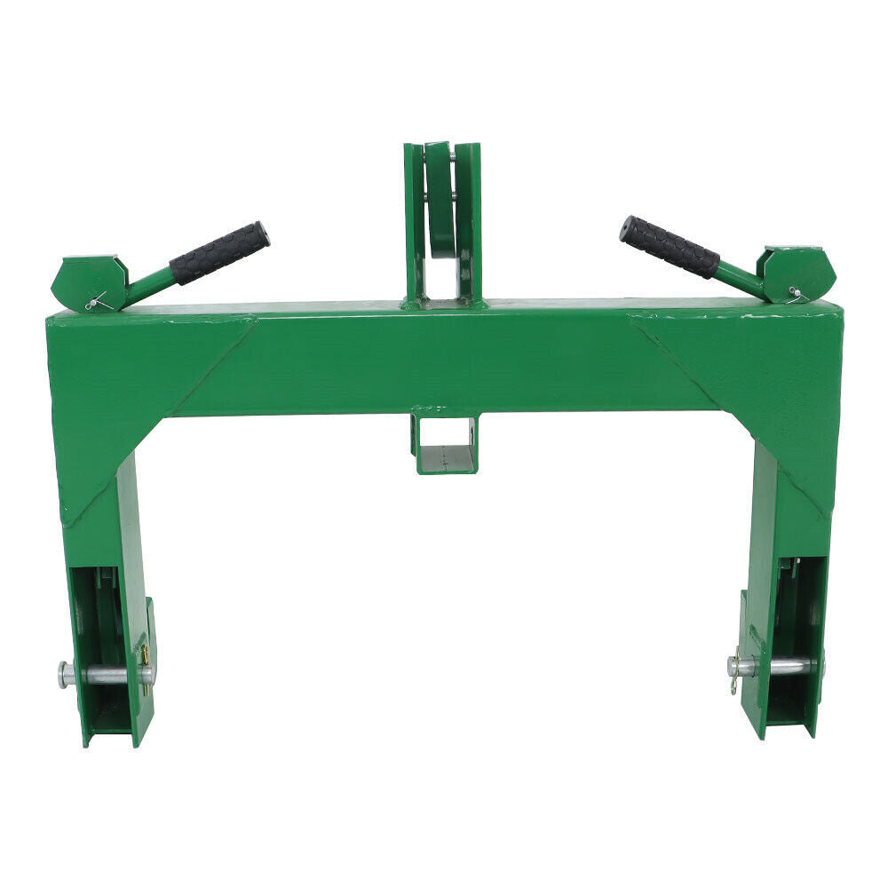 Tractors 3 Point Quick Hitch For Cat 1 & 2 W/ 2" Receiver Hitch 3000 LB Steel