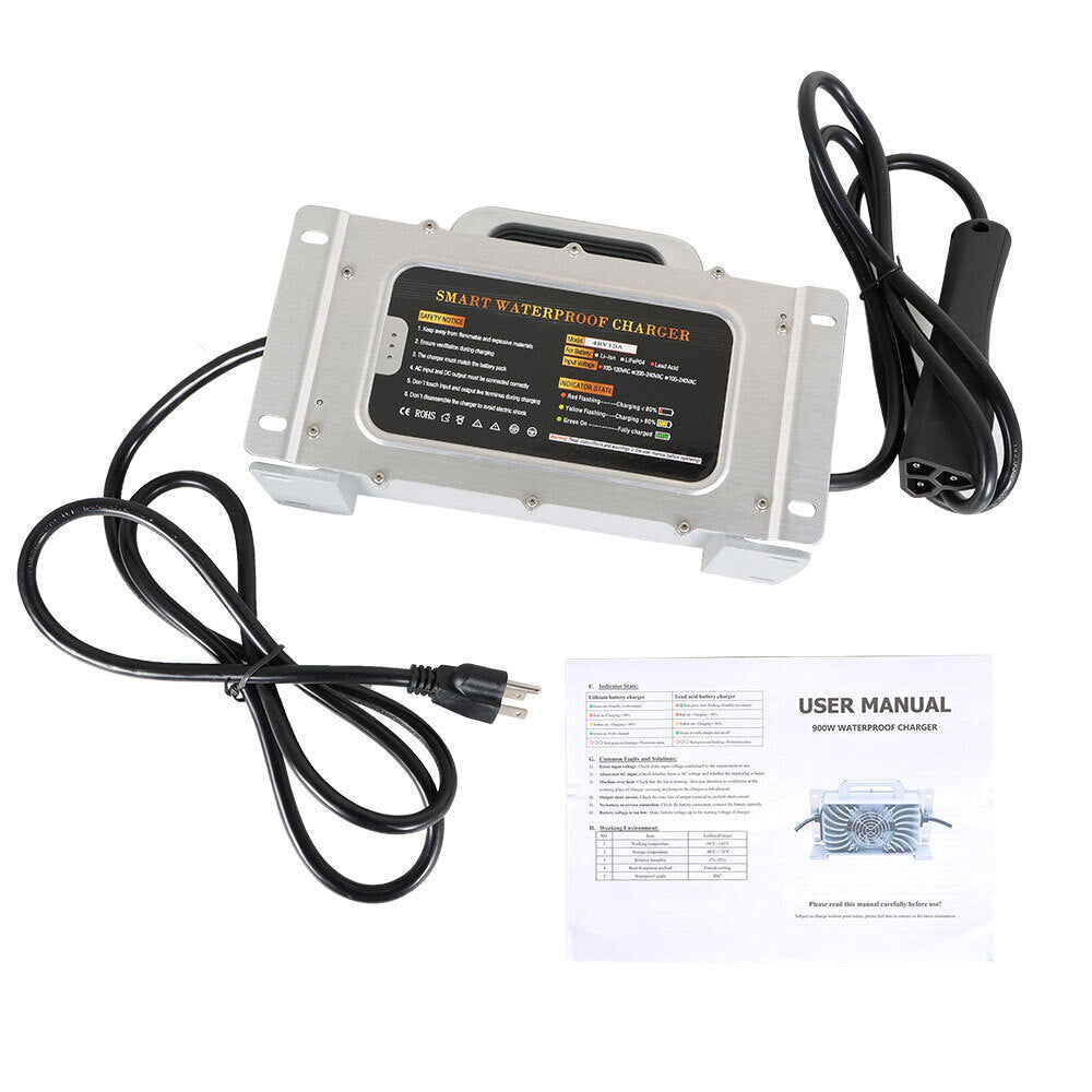 Battery Charger 48 Volt 15 AMP Golf Carts For EZGO RXV & TXT Max48