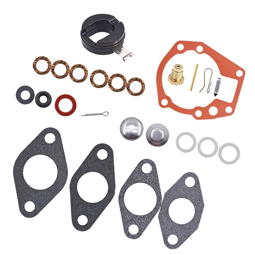 For Johnson Evinrude 1.5 2 3 4 5 5.5 6 HP 439071 18-7043 Carburetor Kit & Float