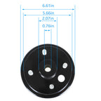 2 Rear Wheel Brake Hub Drum 17082-G2 For EZGO TXT Golf Cart G&E 2 Cycle 1982-93